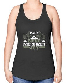Cars bring me sheer joy 6# - car -Racerback Tank