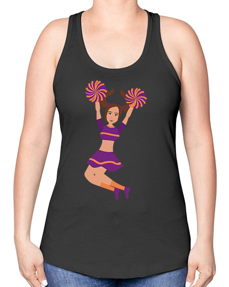 Cheerleader 16# - cheer -Racerback Tank