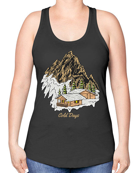 Cold Days 26# - nature -Racerback Tank