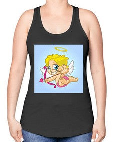 Cupid 79# - cartoon general -Racerback Tank