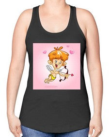 Cupid 80# - cartoon general -Racerback Tank