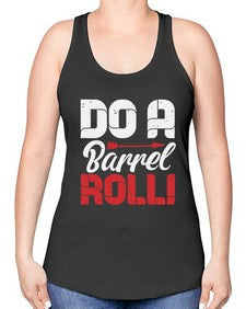 Do a barrel roll 4# - video games -Racerback Tank