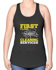 First class cleaning service Style 159# - cleaner -Racerback Tank