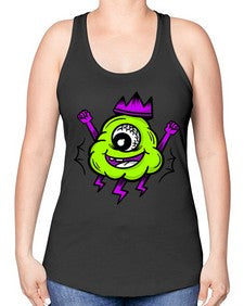 Forever thunder 127# - cartoon general -Racerback Tank