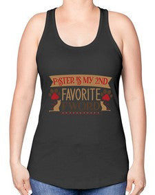 Foster is My nd Favorite FWord Style 11# - cats -Racerback Tank