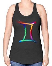 Gemini 222# - gemini -Racerback Tank