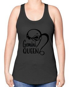 Gemini queen 231# - gemini -Racerback Tank