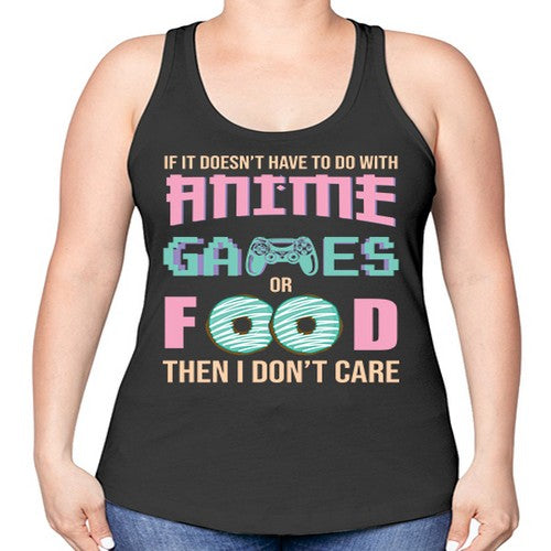 If Its Not Anime Video 247# - anime -Racerback Tank