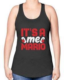 Its ame Mario 29# - video games -Racerback Tank