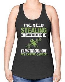 Ive been stealing from the alien 30# - ufo -Racerback Tank