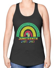 Juneteenth Vibes Only 5# - black juneteenth -Racerback Tank