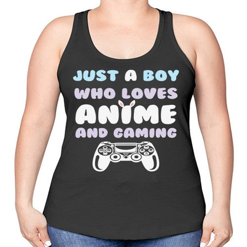 Just A Boy Who Loves 261# - anime -Racerback Tank