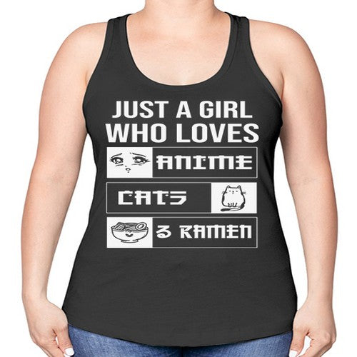 Just A Girl Who Loves 263# - anime -Racerback Tank