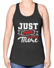 Just five minutes more 32# - video games -Racerback Tank