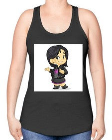 Kid 147# - cartoon general -Racerback Tank