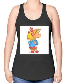 Kid 152# - cartoon general -Racerback Tank