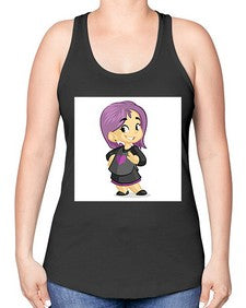 Kid 156# - cartoon general -Racerback Tank