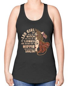 Leo girl 289# - leo -Racerback Tank