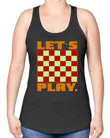 Lets play 135# - chess -Racerback Tank
