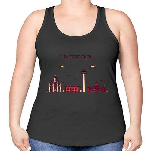 Liverpool 1153# - cities -Racerback Tank