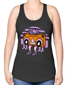 Low beat low life 161# - cartoon general -Racerback Tank