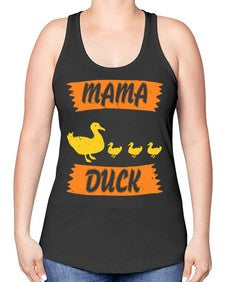 Mama Duck Style 26# - ducks -Racerback Tank