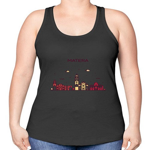 Matera 1259# - cities -Racerback Tank