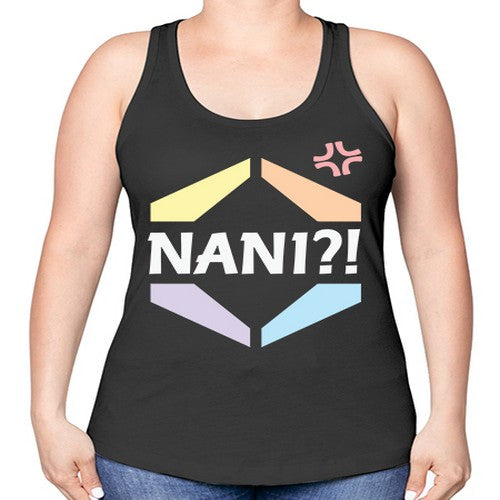 Nani What Funny Japanese Anime 270# - anime -Racerback Tank