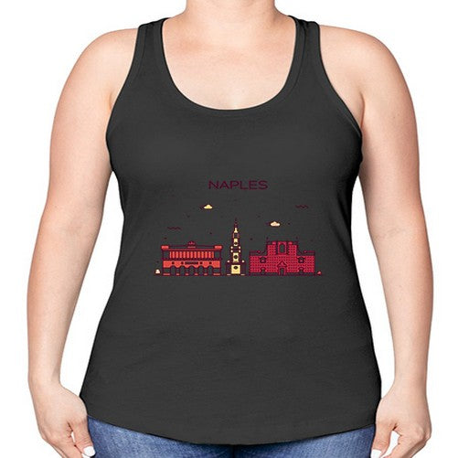 Naples 1412# - cities -Racerback Tank