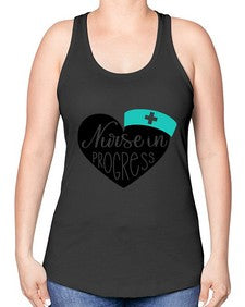 Nurse In Progress Style Style 1162# - nurse -Racerback Tank