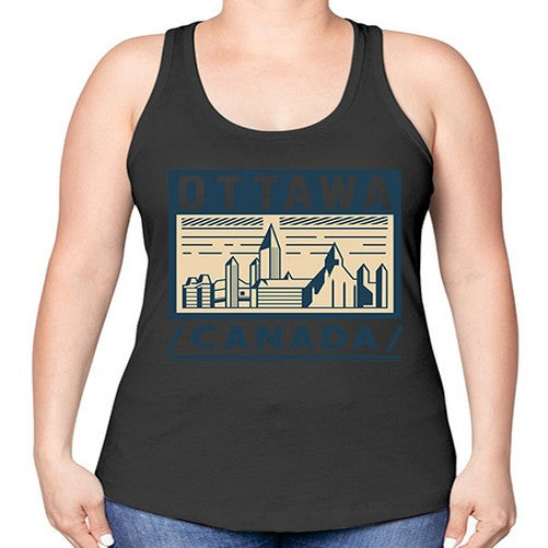 Ottawa 1557# - cities -Racerback Tank