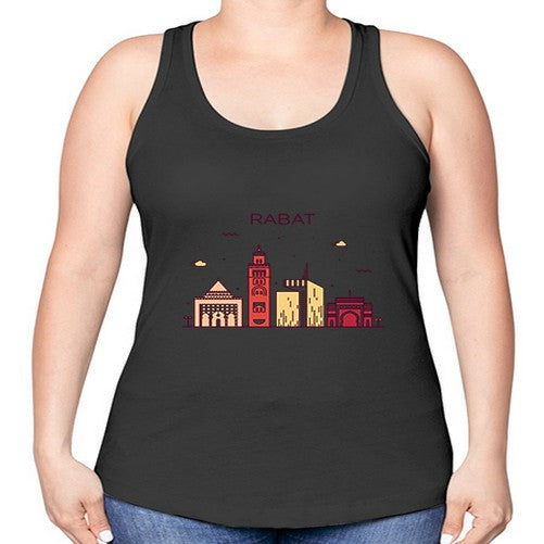 Rabat 1706# - cities -Racerback Tank