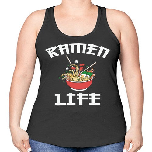 Ramen Noodle Anime Ramen Life 281# - anime -Racerback Tank