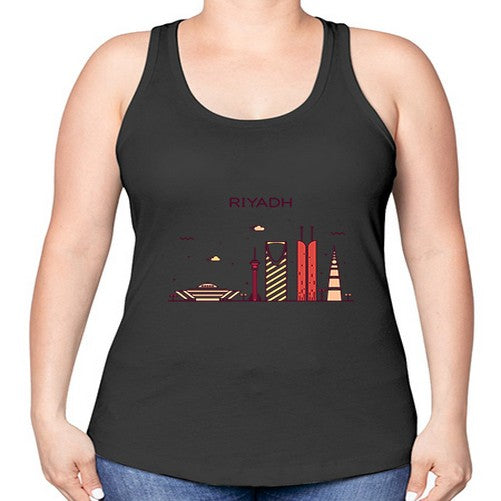 Riyadh 1742# - cities -Racerback Tank