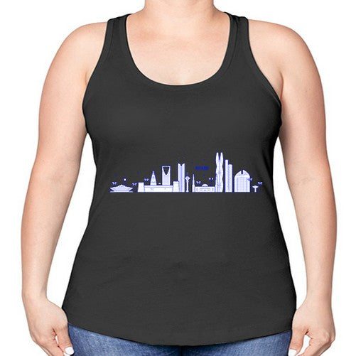 Riyadh 1743# - cities -Racerback Tank