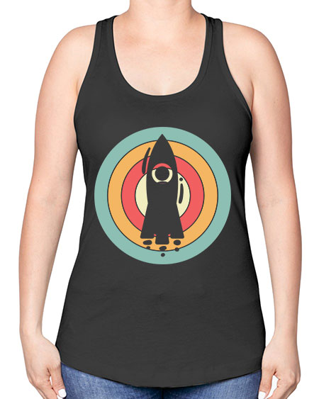 Rocket Scientist 150# - general science -Racerback Tank
