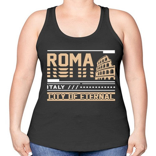 Roma 1745# - cities -Racerback Tank