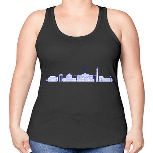 Rome 1751# - cities -Racerback Tank