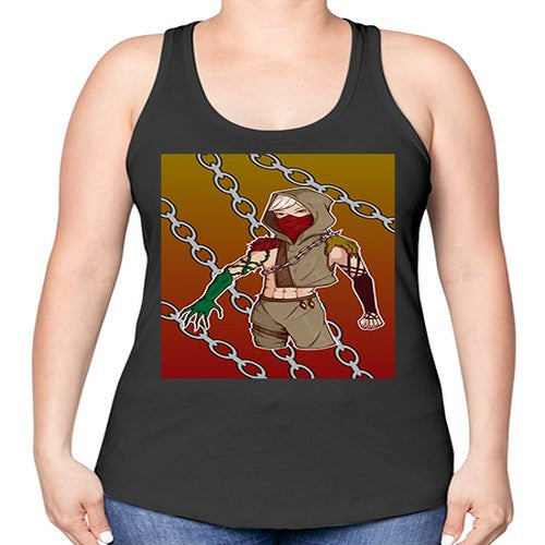 Rose and demon 75# - anime -Racerback Tank