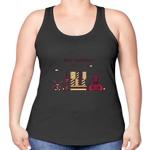 Rotterdam 1754# - cities -Racerback Tank