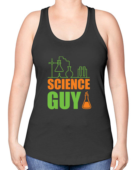 Science Guy 112# - general science -Racerback Tank