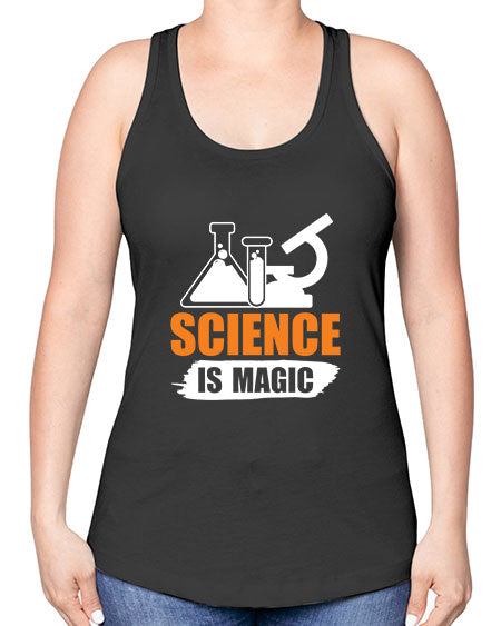 Science Is Magic 91# - general science -Racerback Tank