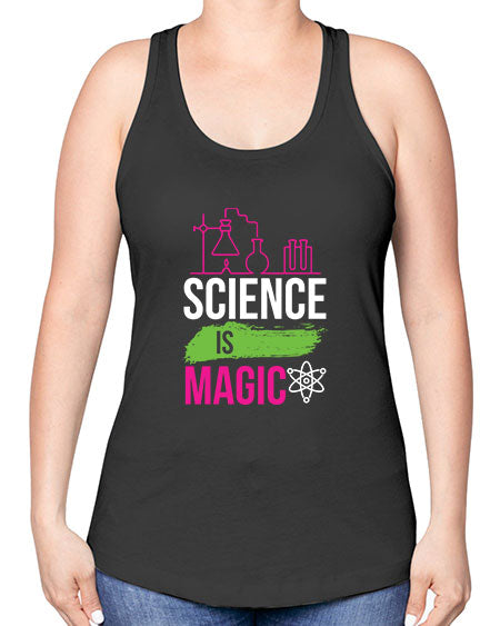 Science Is Magic 92# - general science -Racerback Tank