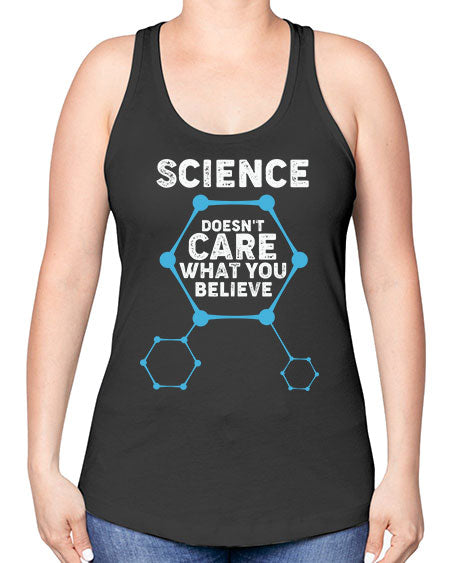 ScienceDoesntCareWhatYouScientistSkinite Scientist Skinite 51# - general science -Racerback Tank