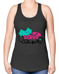 Scrub Life Style Style 1384# - nurse -Racerback Tank