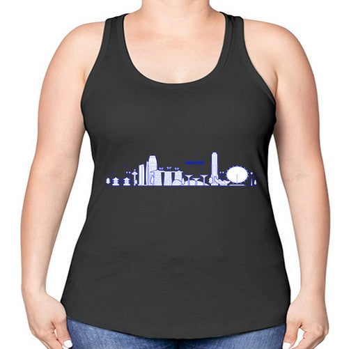 Singapore 1845# - cities -Racerback Tank