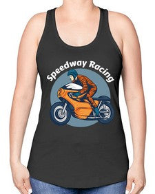 Speedway racing 64# - motorcycle -Racerback Tank