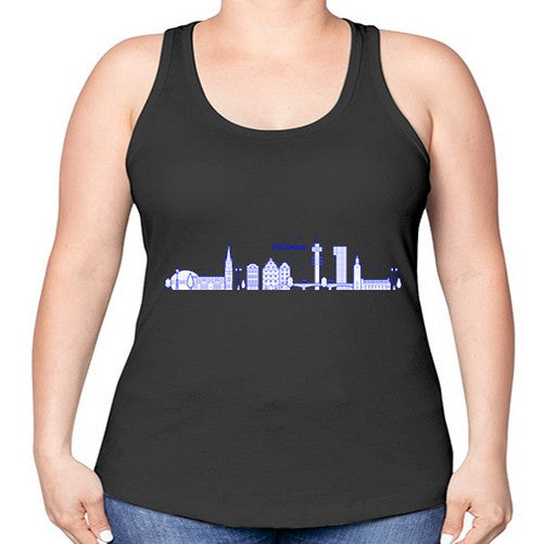 Stockholm 1895# - cities -Racerback Tank