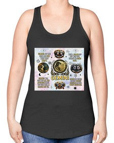 Straight Gemini 472# - gemini -Racerback Tank