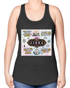 Straight Libra 474# - libra -Racerback Tank